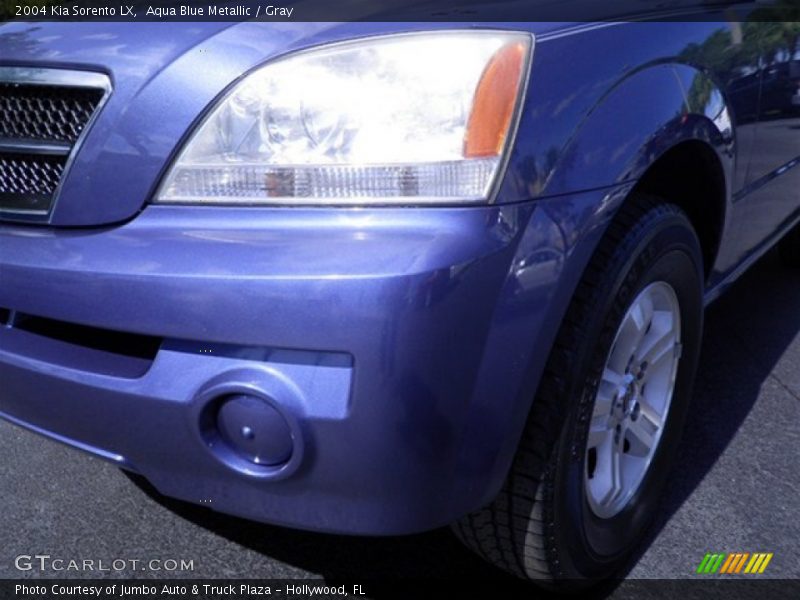 Aqua Blue Metallic / Gray 2004 Kia Sorento LX