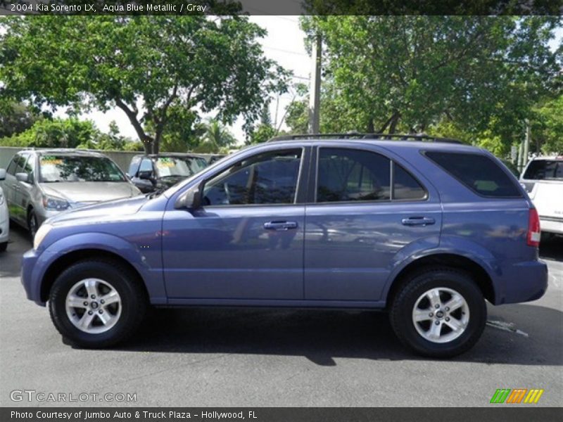 Aqua Blue Metallic / Gray 2004 Kia Sorento LX