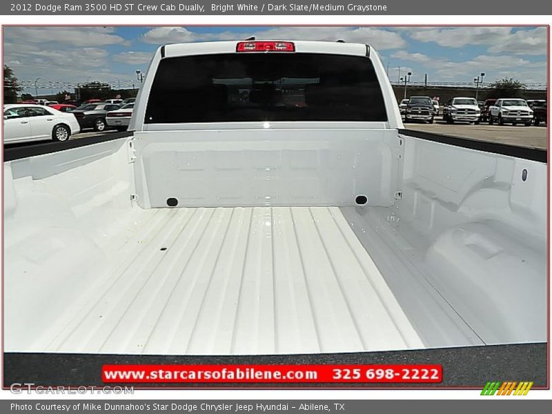 Bright White / Dark Slate/Medium Graystone 2012 Dodge Ram 3500 HD ST Crew Cab Dually