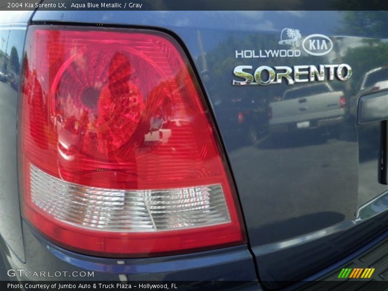 Aqua Blue Metallic / Gray 2004 Kia Sorento LX