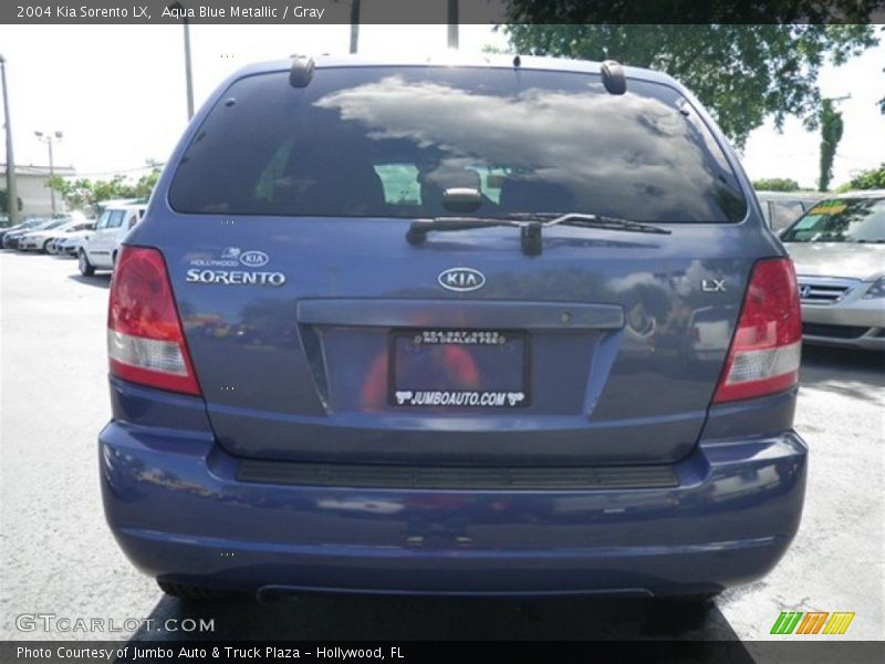 Aqua Blue Metallic / Gray 2004 Kia Sorento LX
