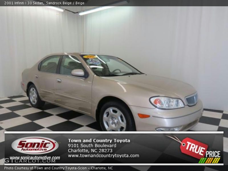 Sandrock Beige / Beige 2001 Infiniti I 30 Sedan