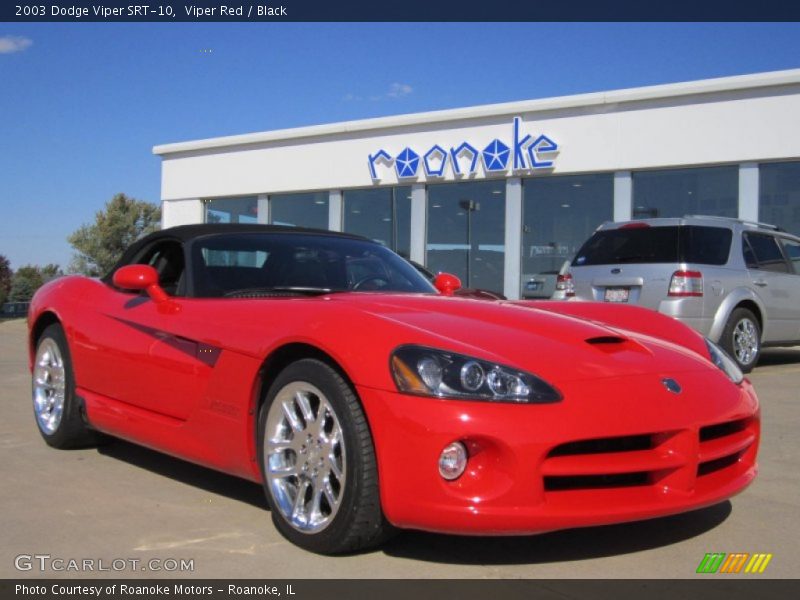 Viper Red / Black 2003 Dodge Viper SRT-10