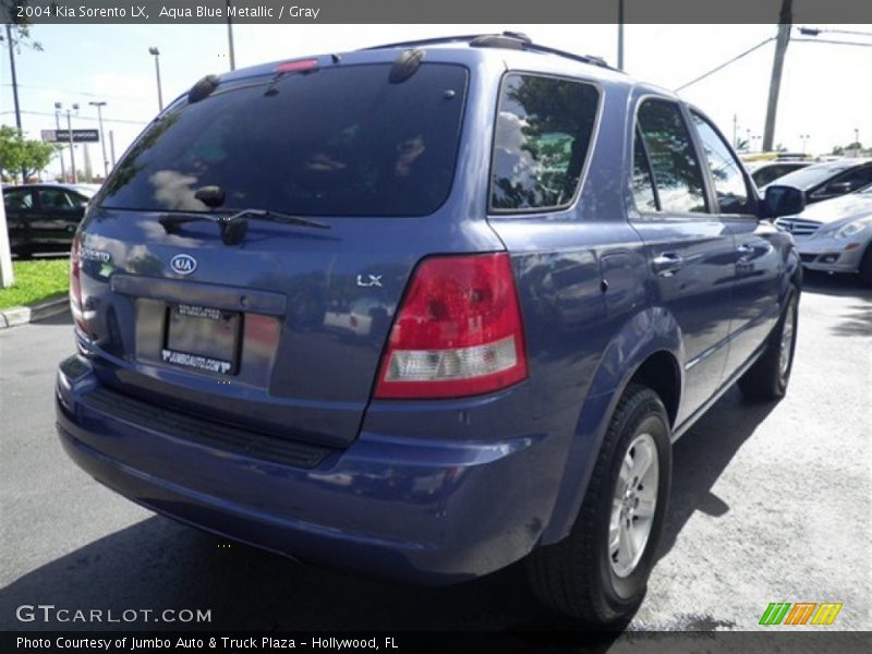 Aqua Blue Metallic / Gray 2004 Kia Sorento LX
