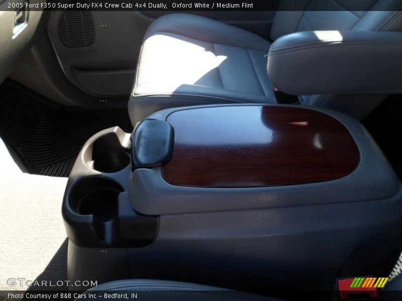 Oxford White / Medium Flint 2005 Ford F350 Super Duty FX4 Crew Cab 4x4 Dually