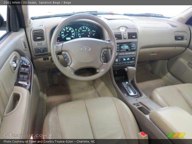 Sandrock Beige / Beige 2001 Infiniti I 30 Sedan