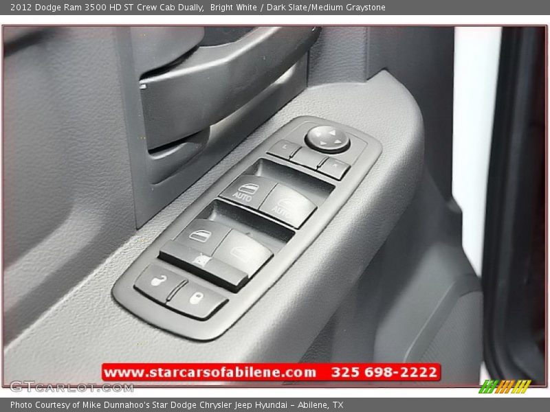 Bright White / Dark Slate/Medium Graystone 2012 Dodge Ram 3500 HD ST Crew Cab Dually