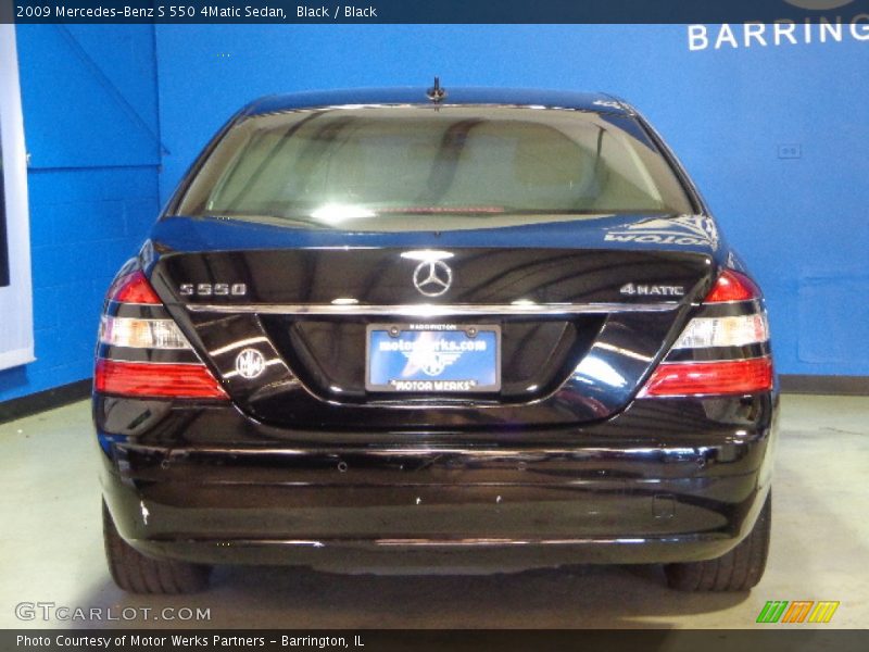 Black / Black 2009 Mercedes-Benz S 550 4Matic Sedan