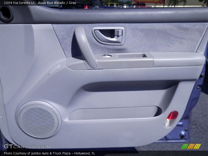 Aqua Blue Metallic / Gray 2004 Kia Sorento LX
