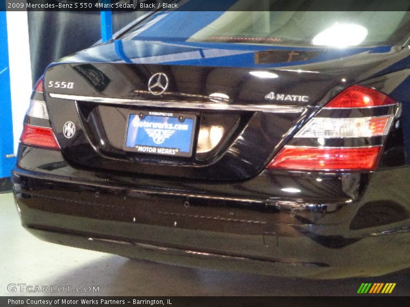 Black / Black 2009 Mercedes-Benz S 550 4Matic Sedan