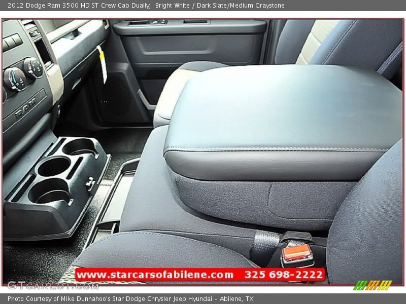 Bright White / Dark Slate/Medium Graystone 2012 Dodge Ram 3500 HD ST Crew Cab Dually