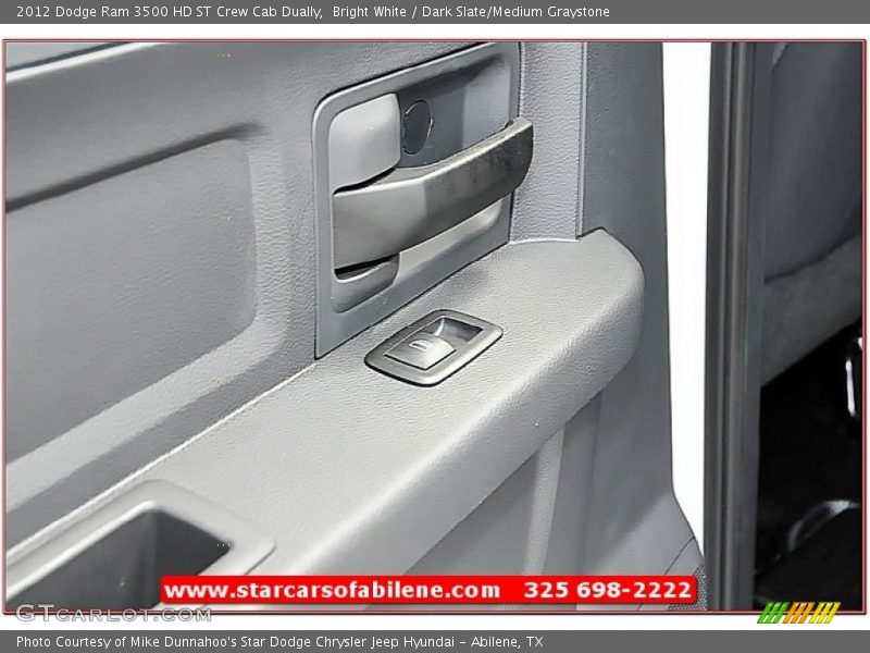 Bright White / Dark Slate/Medium Graystone 2012 Dodge Ram 3500 HD ST Crew Cab Dually