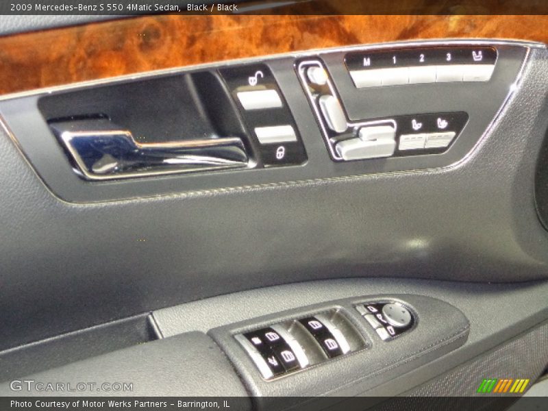 Black / Black 2009 Mercedes-Benz S 550 4Matic Sedan
