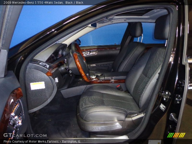 Black / Black 2009 Mercedes-Benz S 550 4Matic Sedan