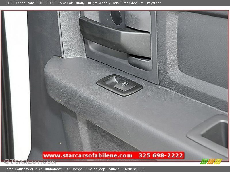 Bright White / Dark Slate/Medium Graystone 2012 Dodge Ram 3500 HD ST Crew Cab Dually