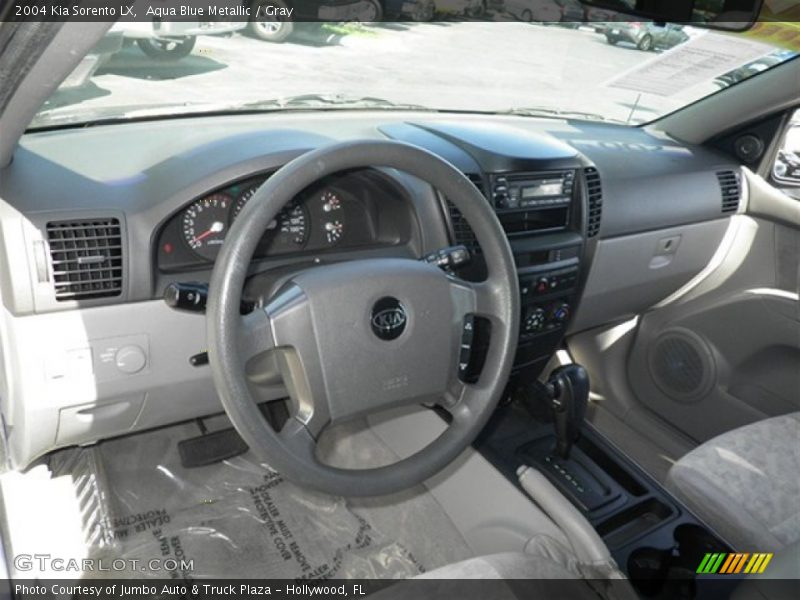 Aqua Blue Metallic / Gray 2004 Kia Sorento LX