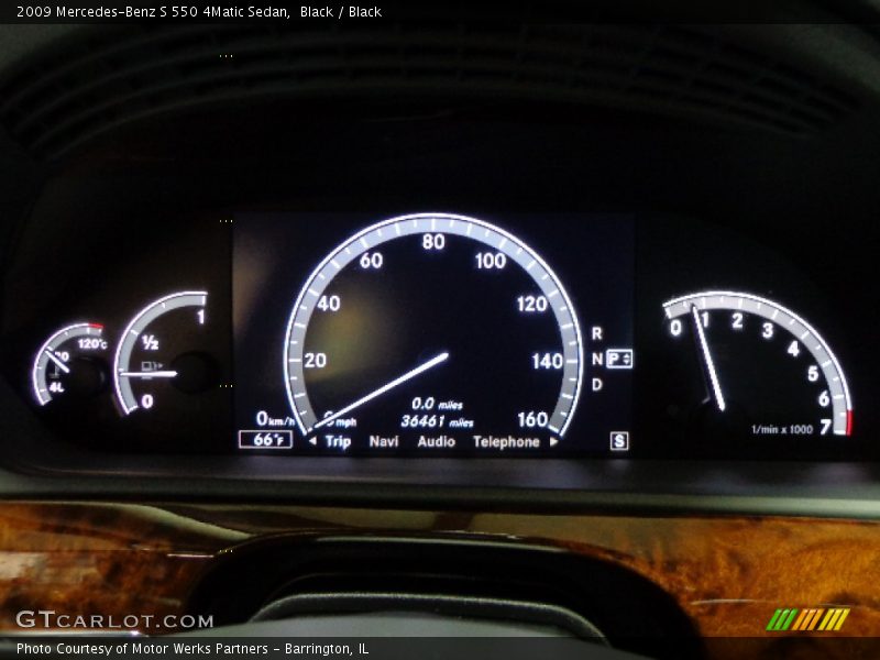 Black / Black 2009 Mercedes-Benz S 550 4Matic Sedan