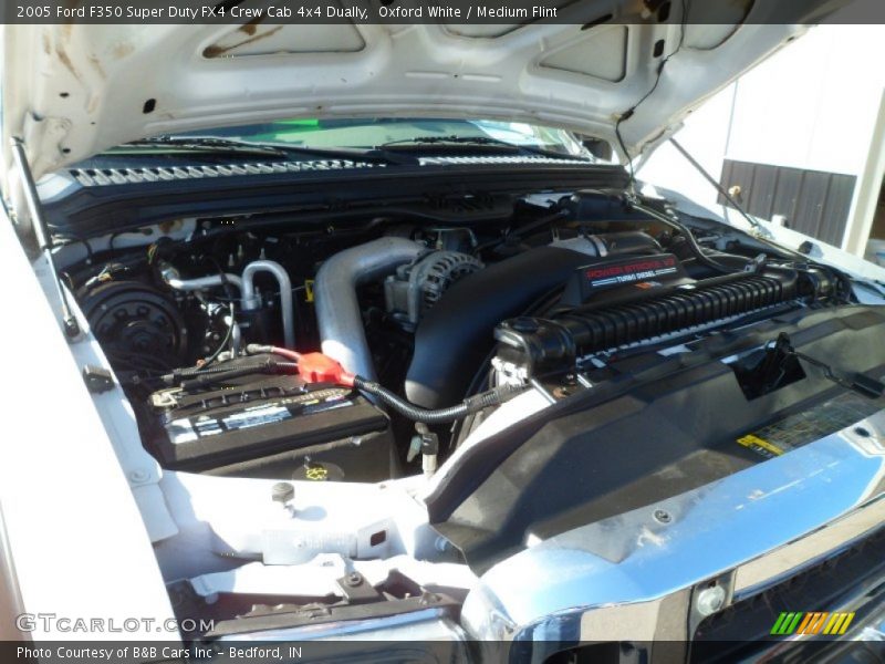 Oxford White / Medium Flint 2005 Ford F350 Super Duty FX4 Crew Cab 4x4 Dually