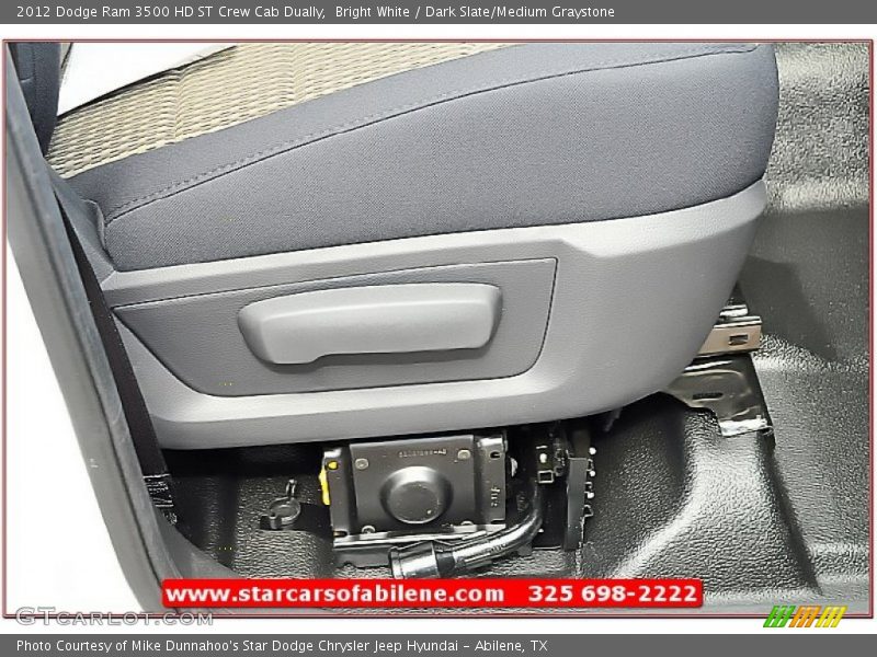 Bright White / Dark Slate/Medium Graystone 2012 Dodge Ram 3500 HD ST Crew Cab Dually