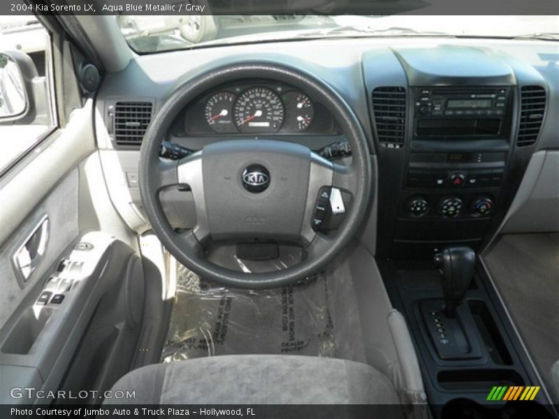 Aqua Blue Metallic / Gray 2004 Kia Sorento LX