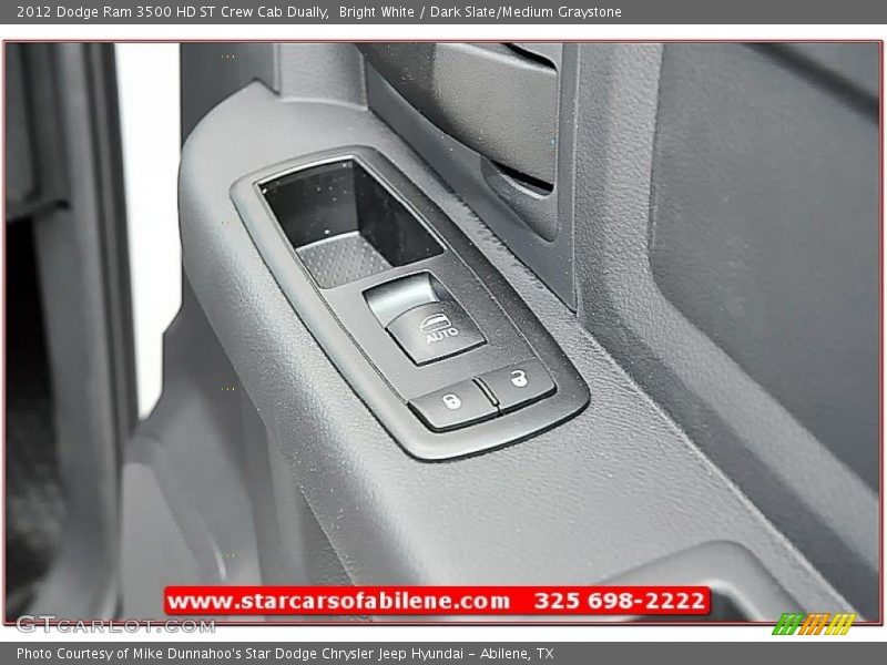 Bright White / Dark Slate/Medium Graystone 2012 Dodge Ram 3500 HD ST Crew Cab Dually
