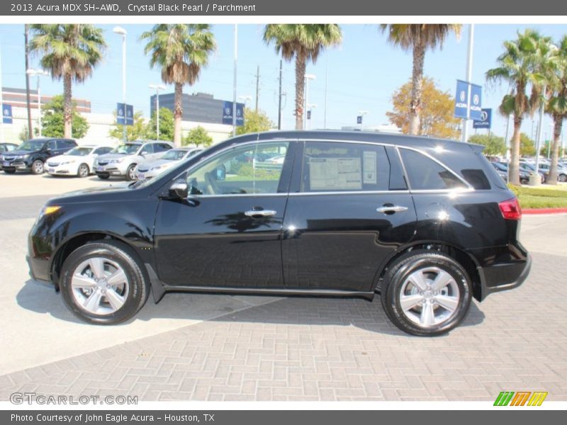 Crystal Black Pearl / Parchment 2013 Acura MDX SH-AWD