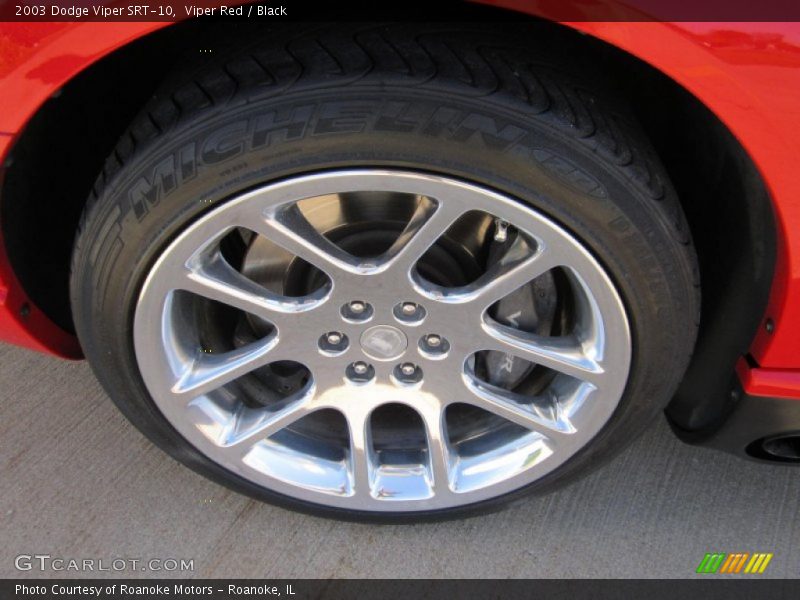 Viper Red / Black 2003 Dodge Viper SRT-10