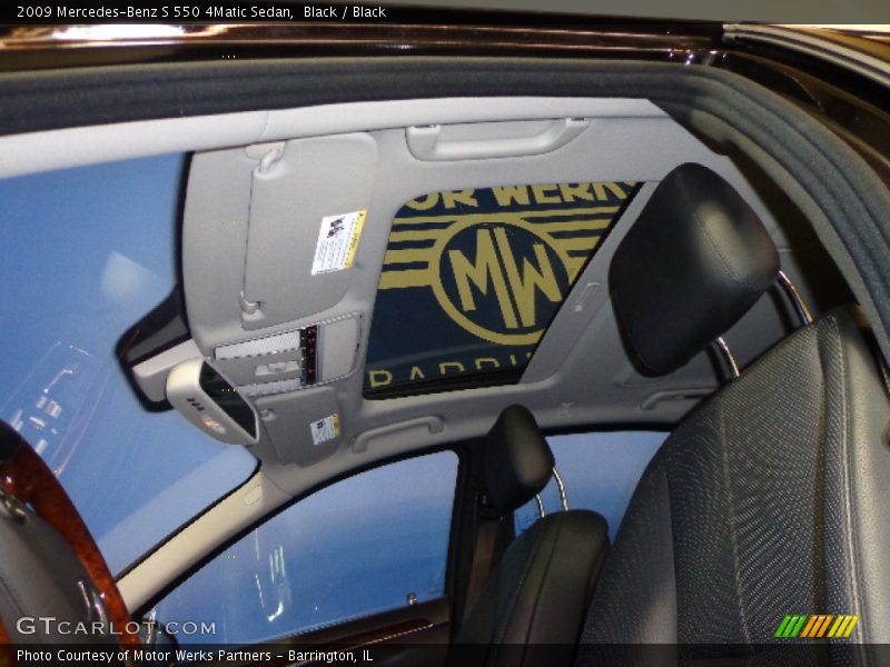 Black / Black 2009 Mercedes-Benz S 550 4Matic Sedan