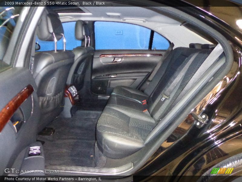 Black / Black 2009 Mercedes-Benz S 550 4Matic Sedan