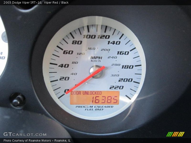 Viper Red / Black 2003 Dodge Viper SRT-10