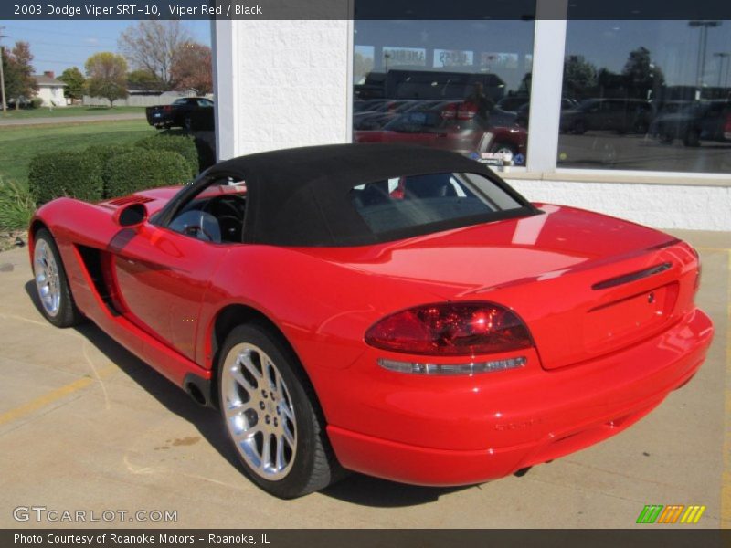  2003 Viper SRT-10 Viper Red