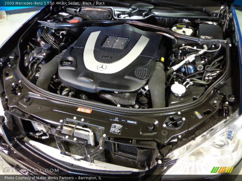 Black / Black 2009 Mercedes-Benz S 550 4Matic Sedan