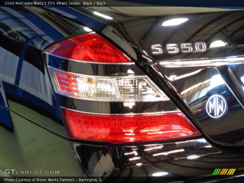 Black / Black 2009 Mercedes-Benz S 550 4Matic Sedan