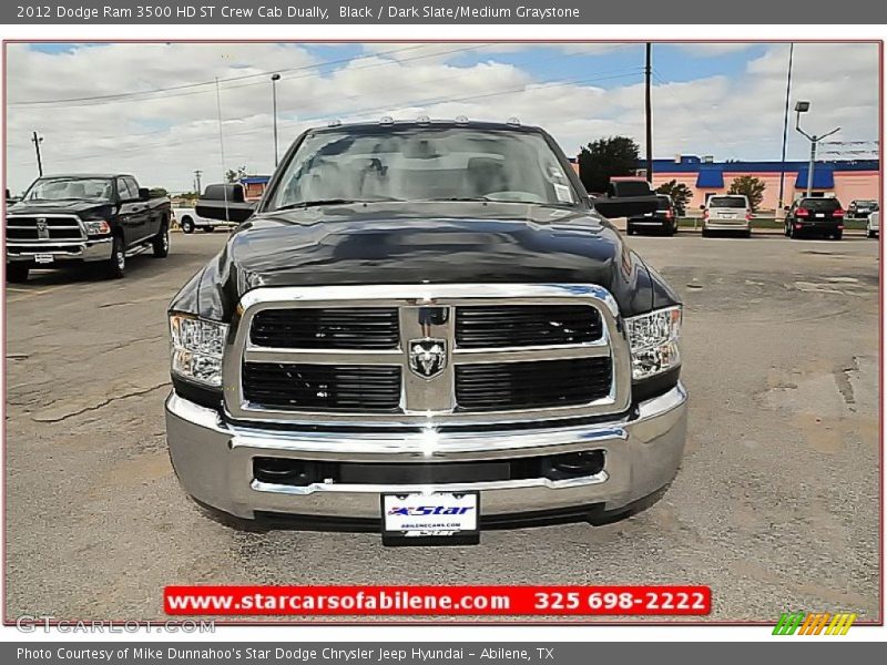 Black / Dark Slate/Medium Graystone 2012 Dodge Ram 3500 HD ST Crew Cab Dually