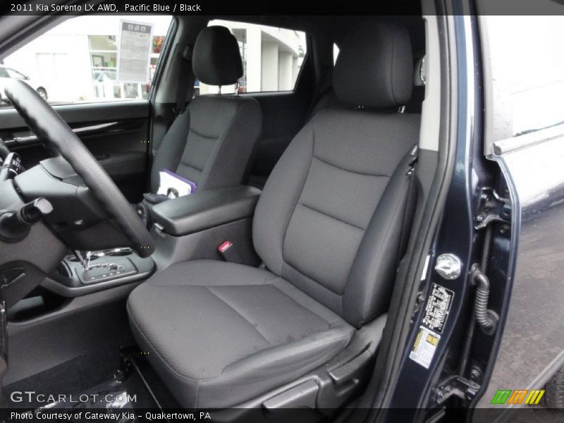 Pacific Blue / Black 2011 Kia Sorento LX AWD
