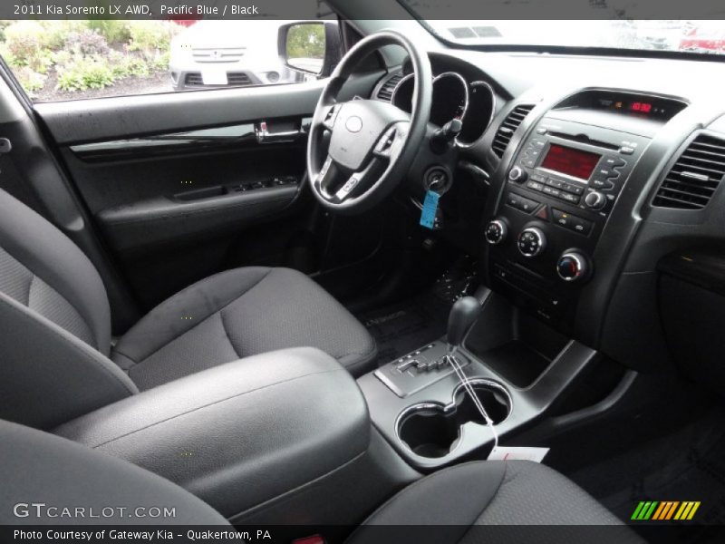 Pacific Blue / Black 2011 Kia Sorento LX AWD