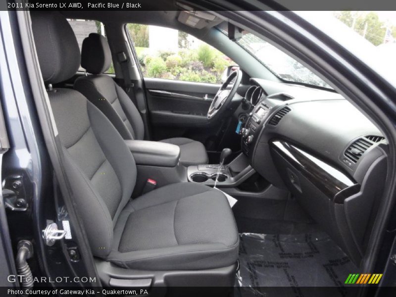 Pacific Blue / Black 2011 Kia Sorento LX AWD