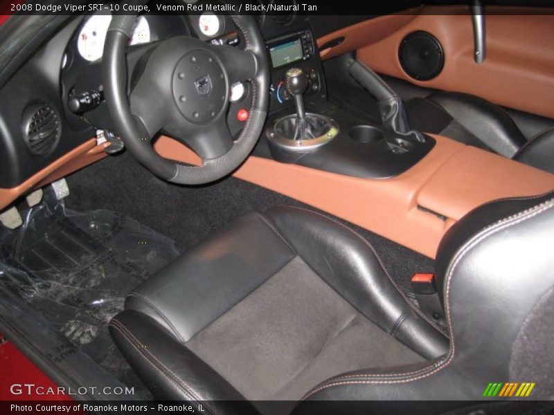  2008 Viper SRT-10 Coupe Black/Natural Tan Interior
