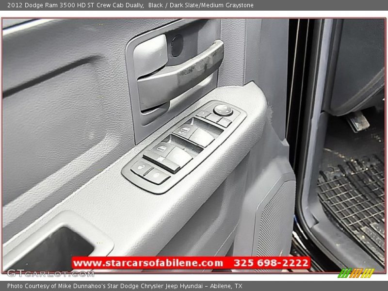 Black / Dark Slate/Medium Graystone 2012 Dodge Ram 3500 HD ST Crew Cab Dually