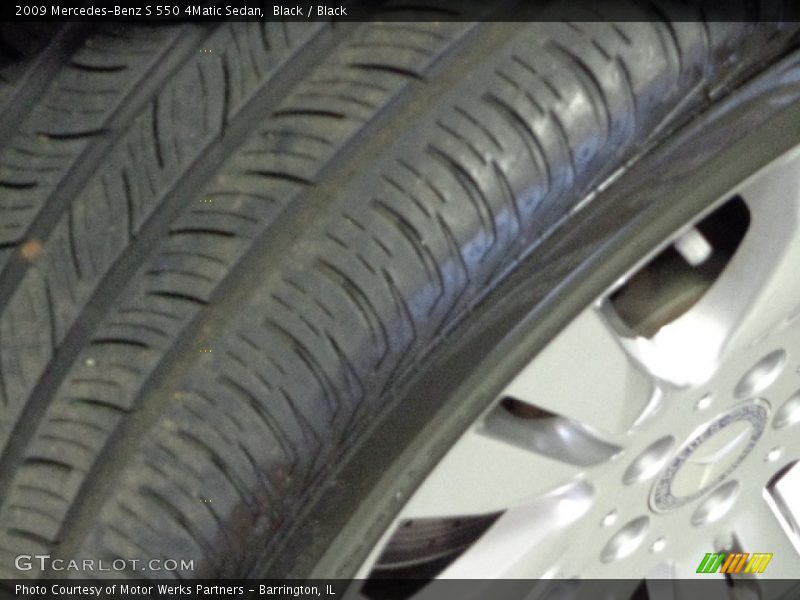 Black / Black 2009 Mercedes-Benz S 550 4Matic Sedan