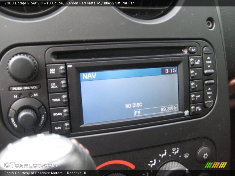 Audio System of 2008 Viper SRT-10 Coupe