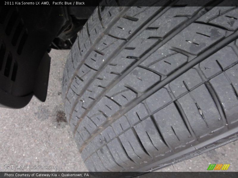 Pacific Blue / Black 2011 Kia Sorento LX AWD