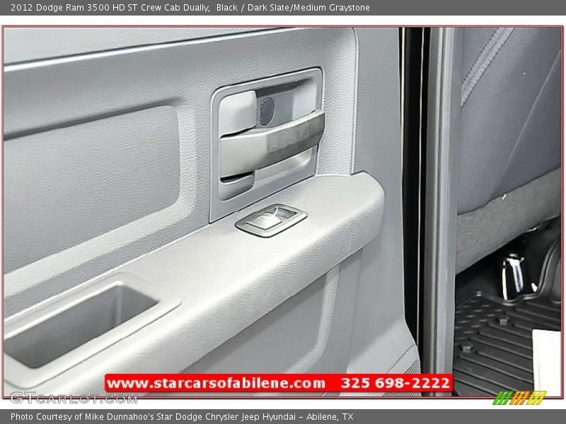 Black / Dark Slate/Medium Graystone 2012 Dodge Ram 3500 HD ST Crew Cab Dually