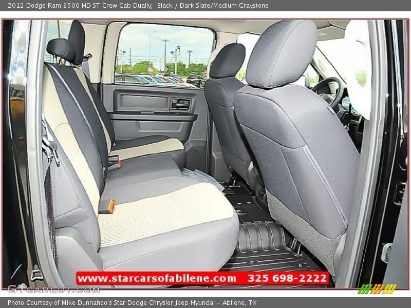 Black / Dark Slate/Medium Graystone 2012 Dodge Ram 3500 HD ST Crew Cab Dually
