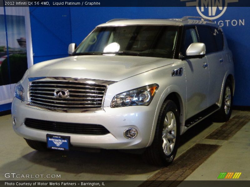 Liquid Platinum / Graphite 2012 Infiniti QX 56 4WD
