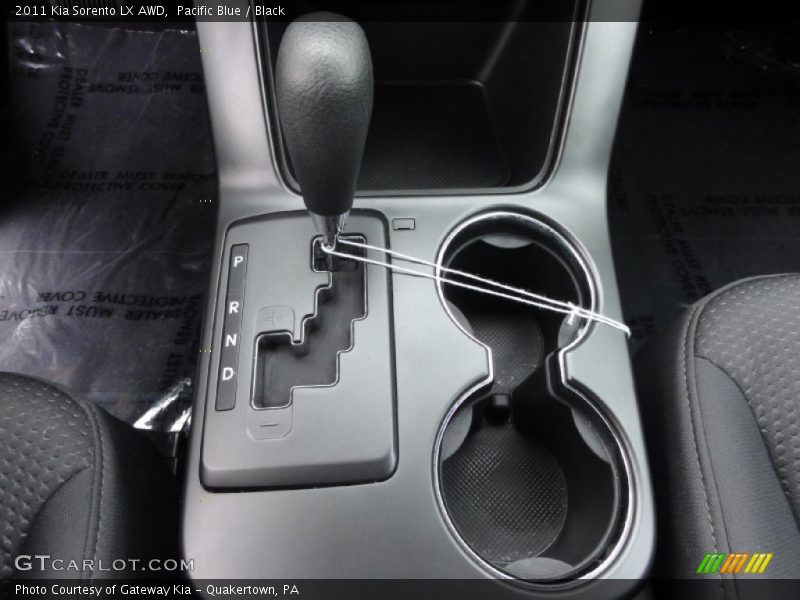 Pacific Blue / Black 2011 Kia Sorento LX AWD