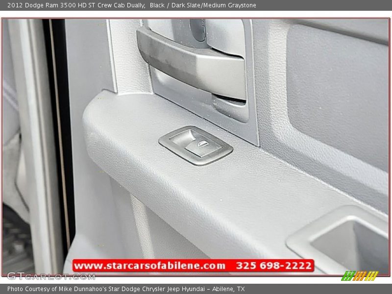 Black / Dark Slate/Medium Graystone 2012 Dodge Ram 3500 HD ST Crew Cab Dually
