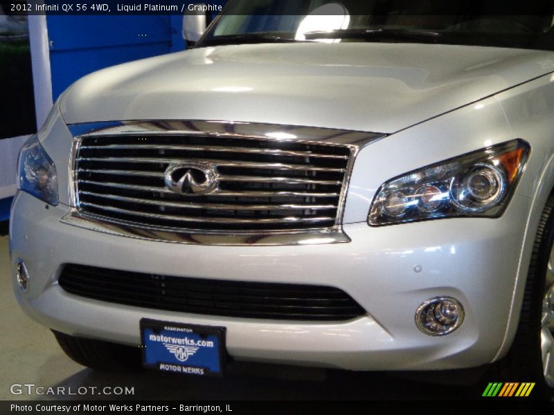 Liquid Platinum / Graphite 2012 Infiniti QX 56 4WD