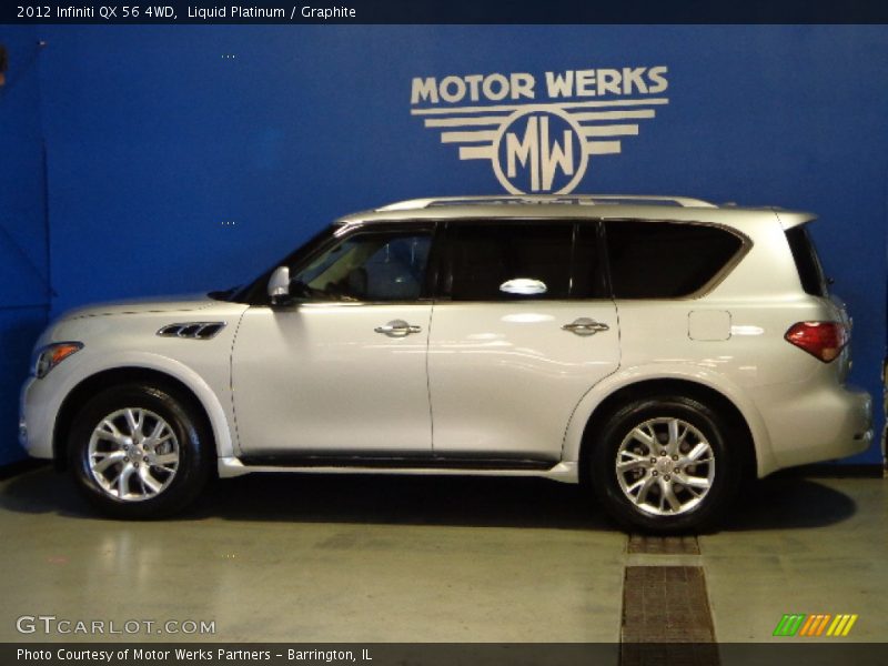 Liquid Platinum / Graphite 2012 Infiniti QX 56 4WD
