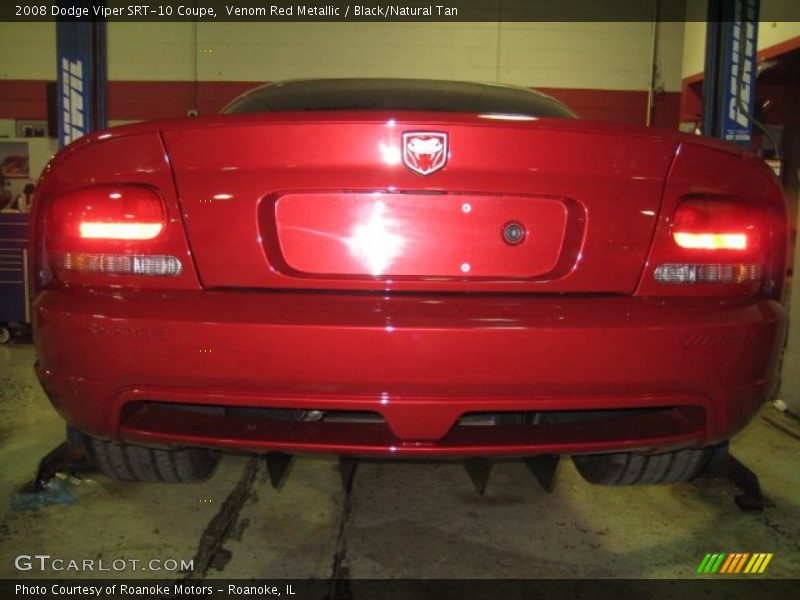 Venom Red Metallic / Black/Natural Tan 2008 Dodge Viper SRT-10 Coupe